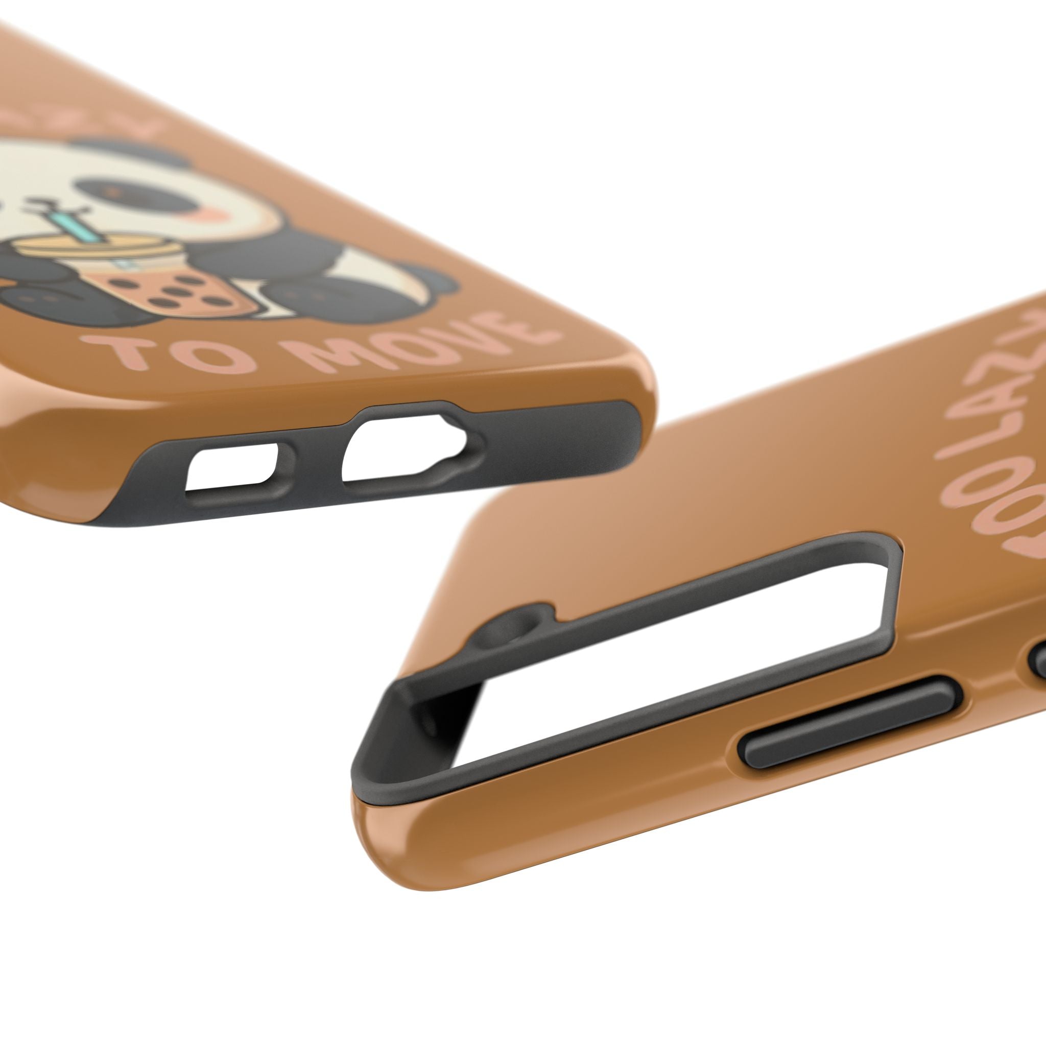 Cute Panda Phone Case: Too Lazy To Move, Funky Phone Accessory, Gift for Animal Lovers, Cartoon Phone Cover, Unique Cell Case Samsung Galaxy S22 Phone Case