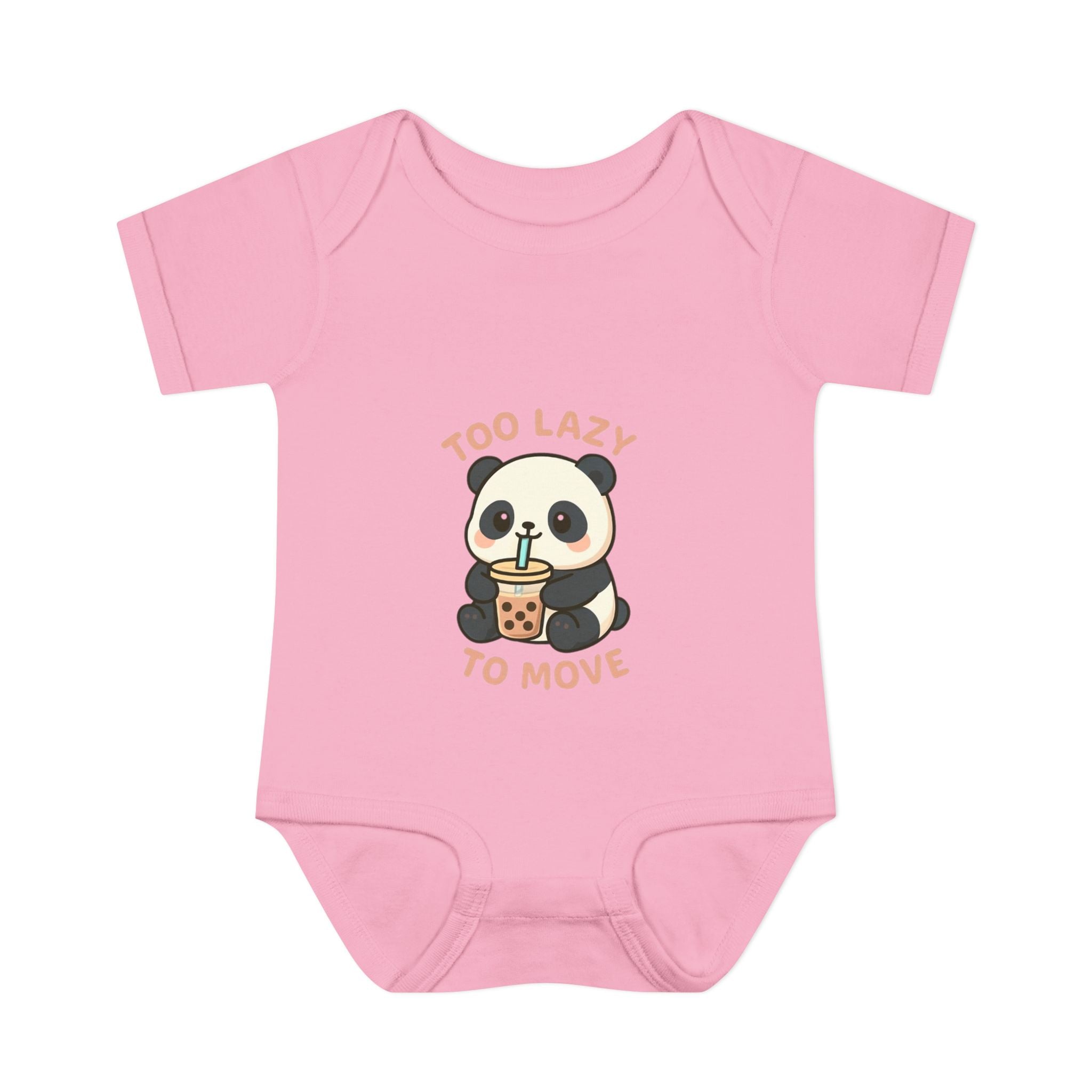Cute Panda Baby Bodysuit, Infant Clothes, Newborn Outfit, Baby Shower Gift, Cute Baby Apparel, Gift for New Parents Pink Kids clothes