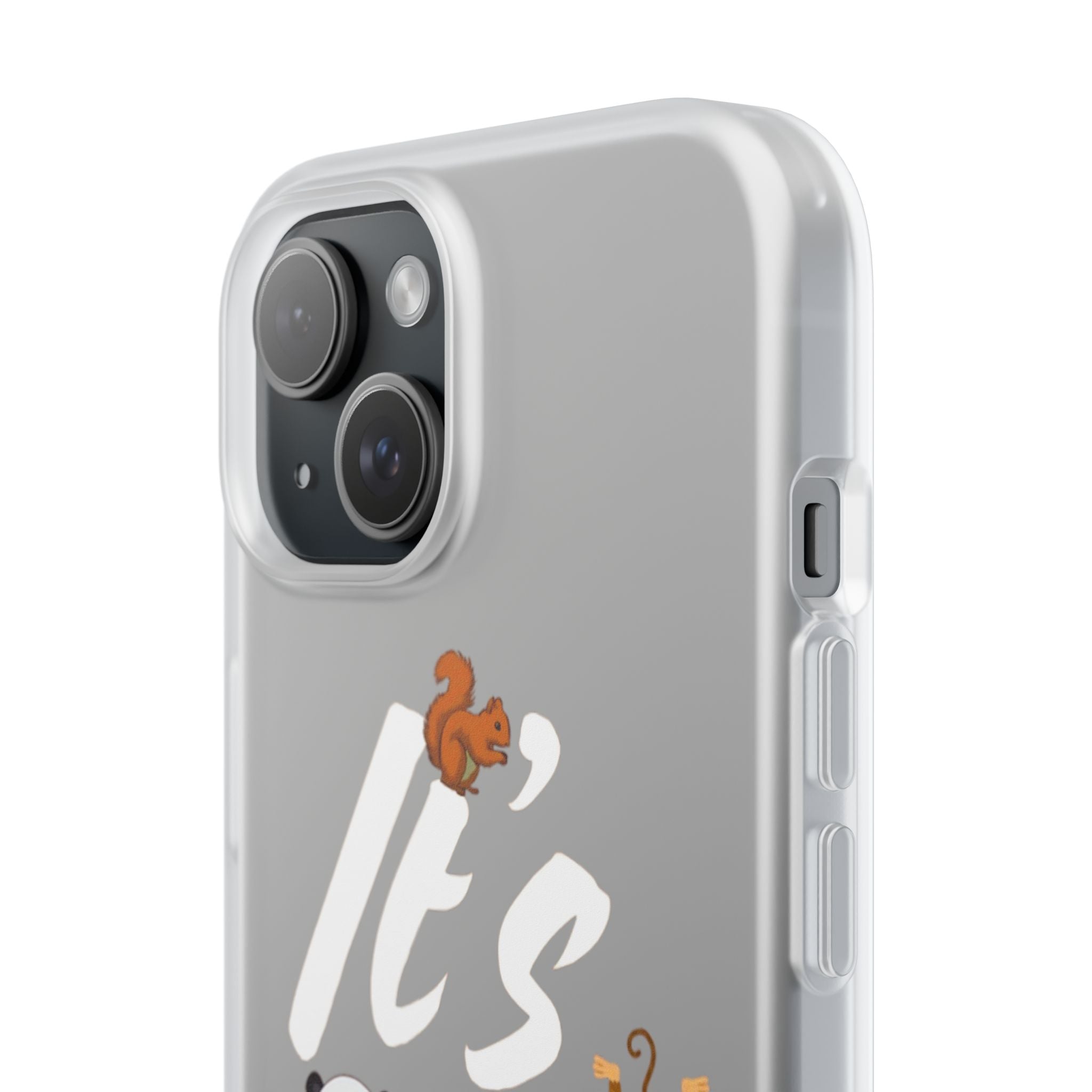 Cute Animal Phone Case | Adorable Flexi Cover for Kids & Gifts iPhone 15 Phone Case