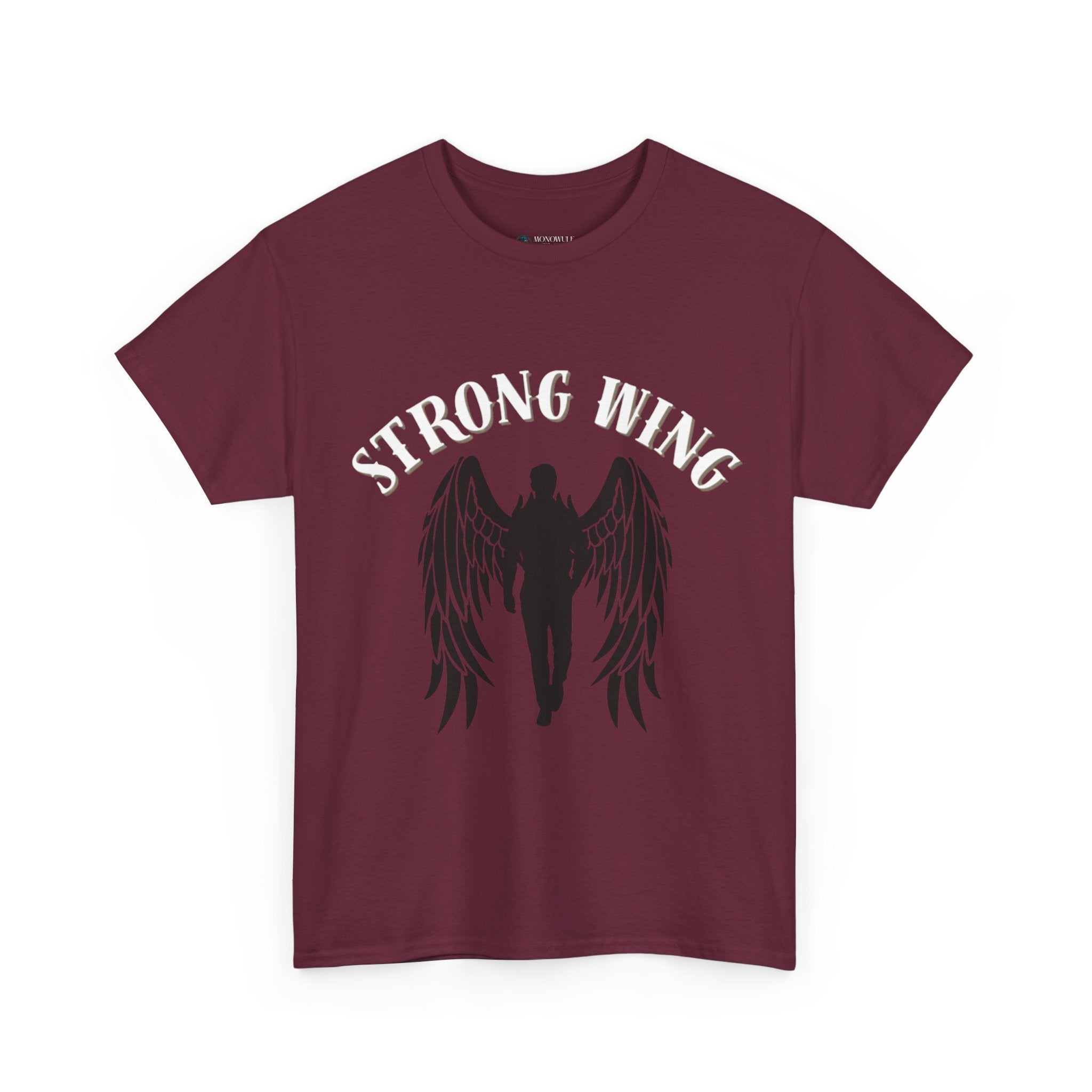 Wing Graphic | Unisex Streetwear T-Shirt – Cool Graphic Tee Maroon T-Shirt