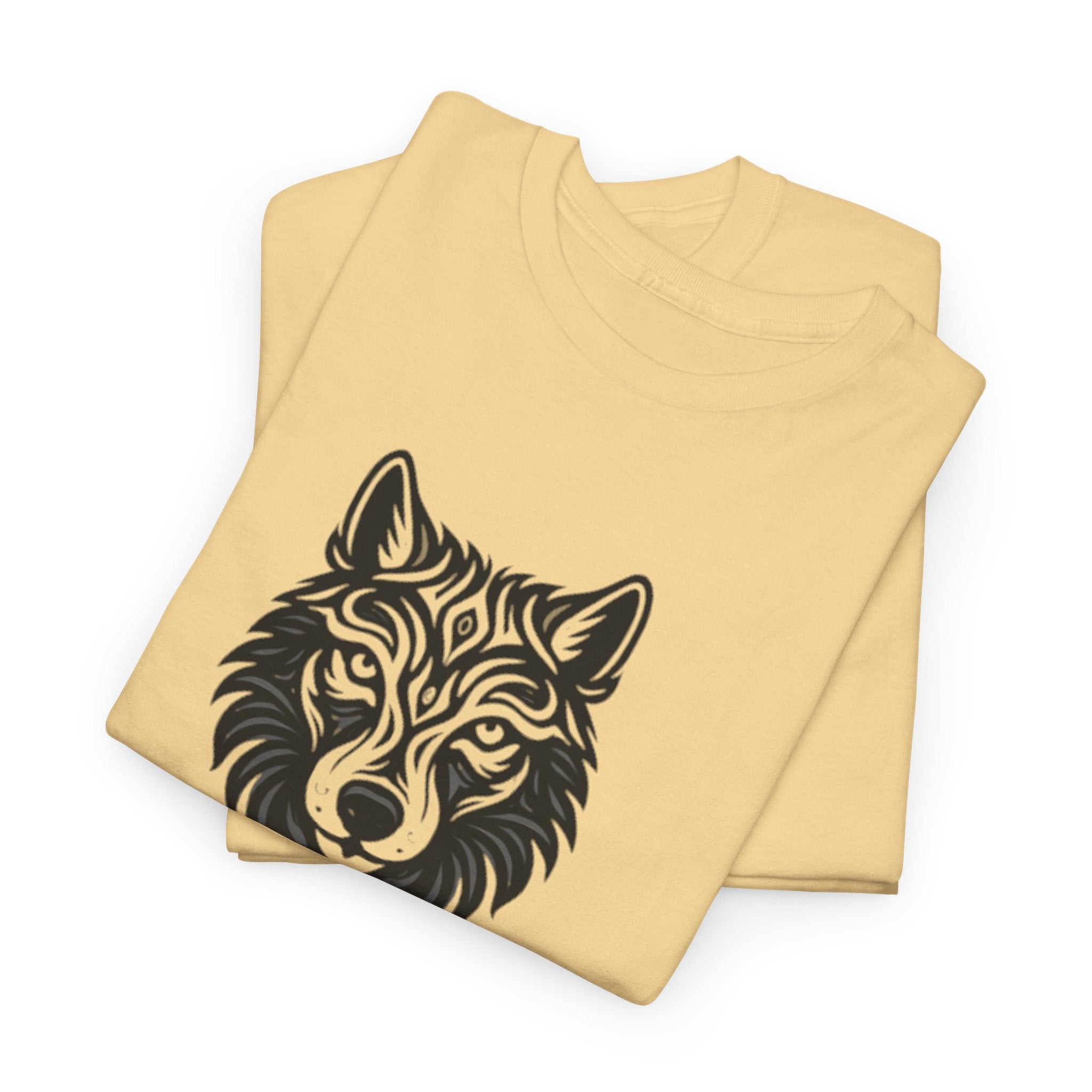 Wolf Graphic Tee – Wolf Spirit T-Shirt for Nature & Animal Lovers Butter T-Shirt