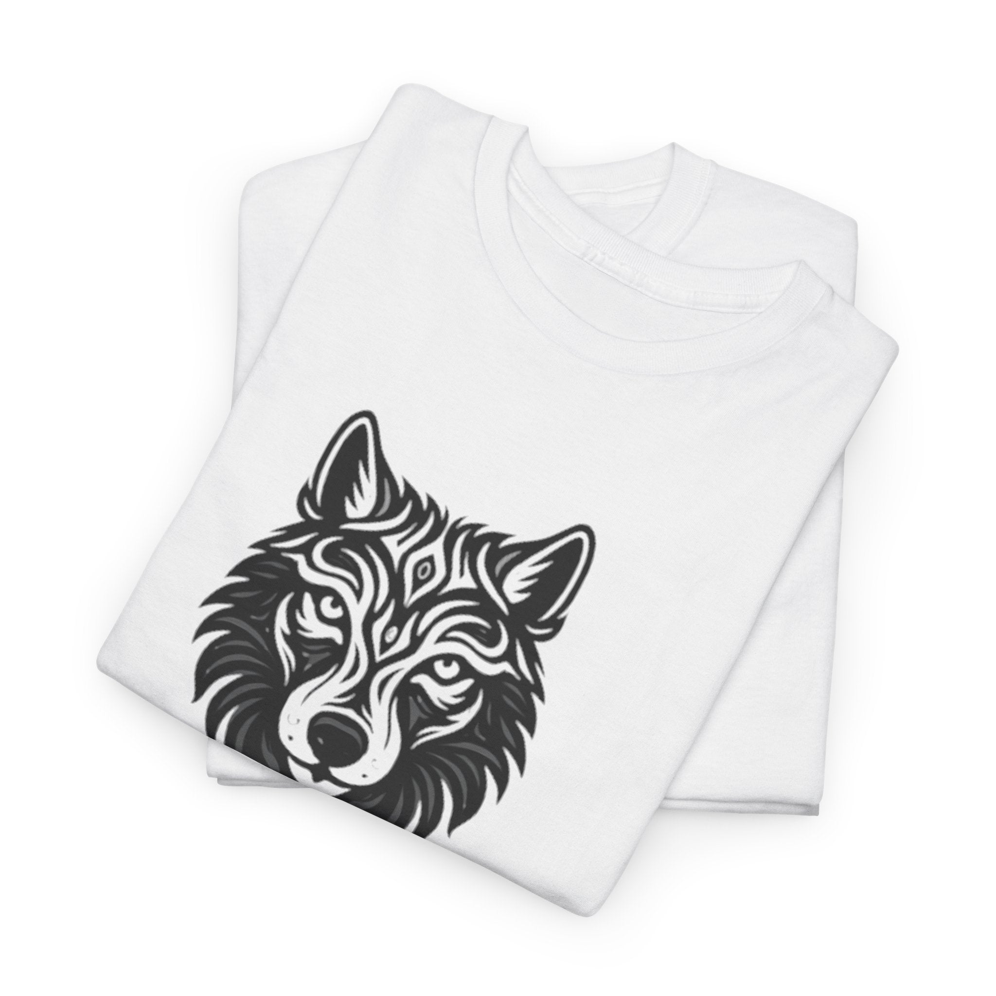 Wolf Graphic Tee – Wolf Spirit T-Shirt for Nature & Animal Lovers White T-Shirt