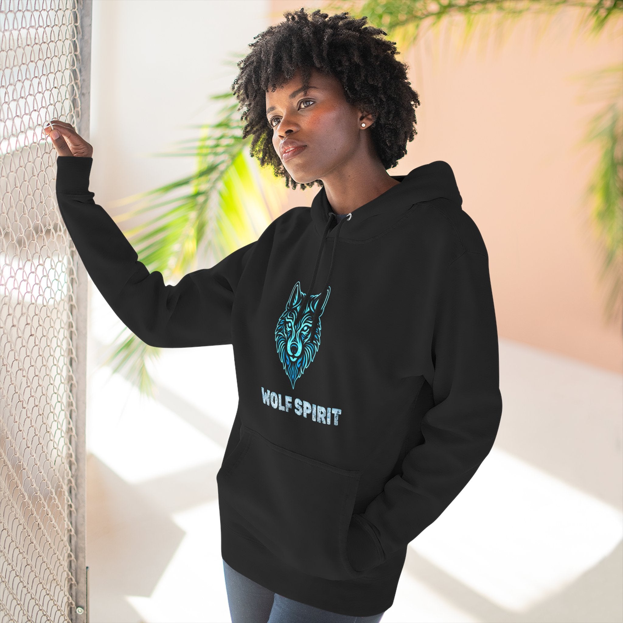 Wolf Spirit Hoodie | Essentials Hoodie | Cool Hoodies for Men & Women Streetwear Black Hoodie