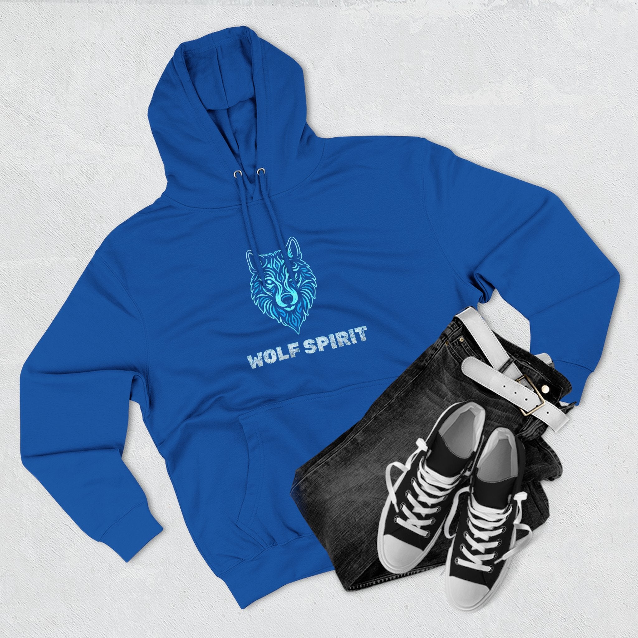 Wolf Spirit Hoodie | Essentials Hoodie | Cool Hoodies for Men & Women Streetwear Royal Hoodie
