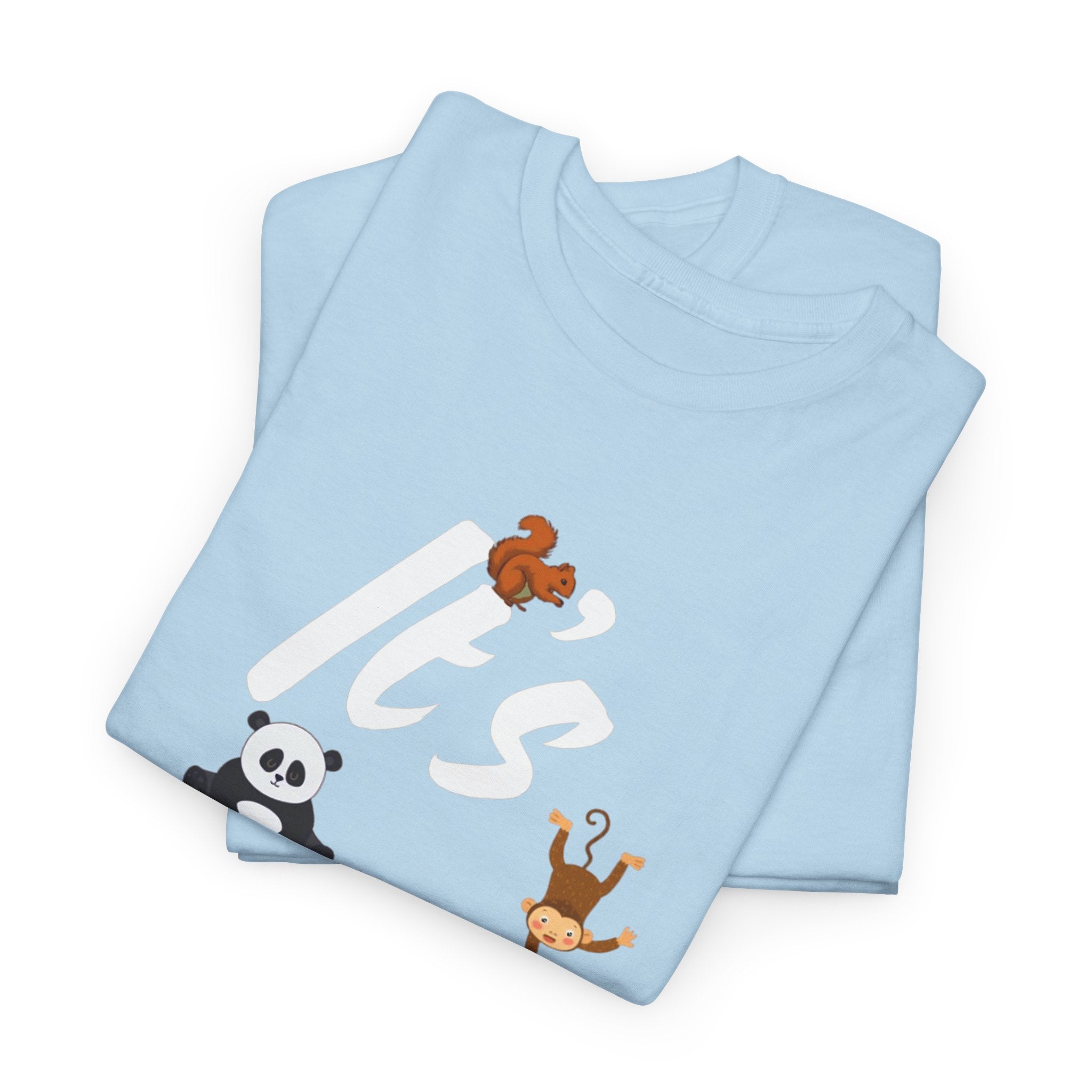 Fun Panda & Friends Tee, Casual Wear, Gift for Animal Lovers, Everyday Comfort, Cute Graphic Shirt, Relaxed Style Azalea T-Shirt