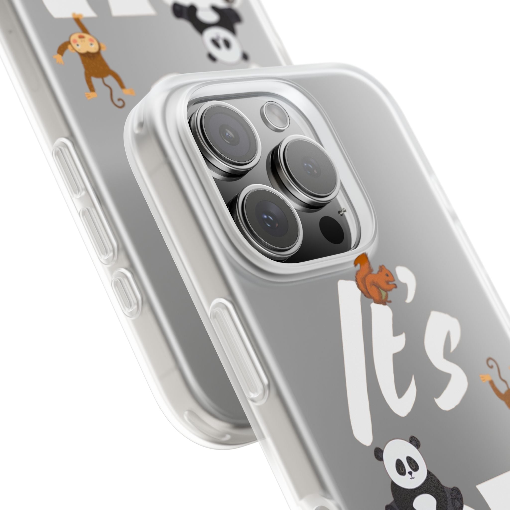 Cute Animal Phone Case | Adorable Flexi Cover for Kids & Gifts iPhone 16 Pro Phone Case