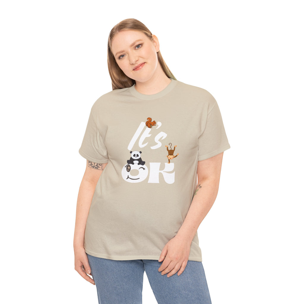 Fun Panda & Friends Tee, Casual Wear, Gift for Animal Lovers, Everyday Comfort, Cute Graphic Shirt, Relaxed Style Azalea T-Shirt
