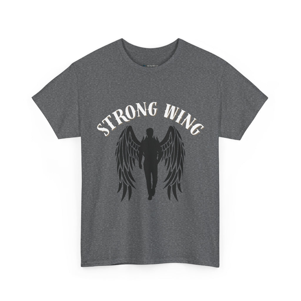 Wing Graphic | Unisex Streetwear T-Shirt – Cool Graphic Tee Graphite Heather T-Shirt