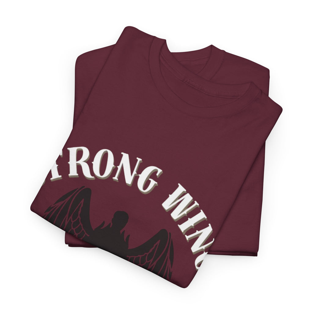 Wing Graphic | Unisex Streetwear T-Shirt – Cool Graphic Tee Maroon T-Shirt