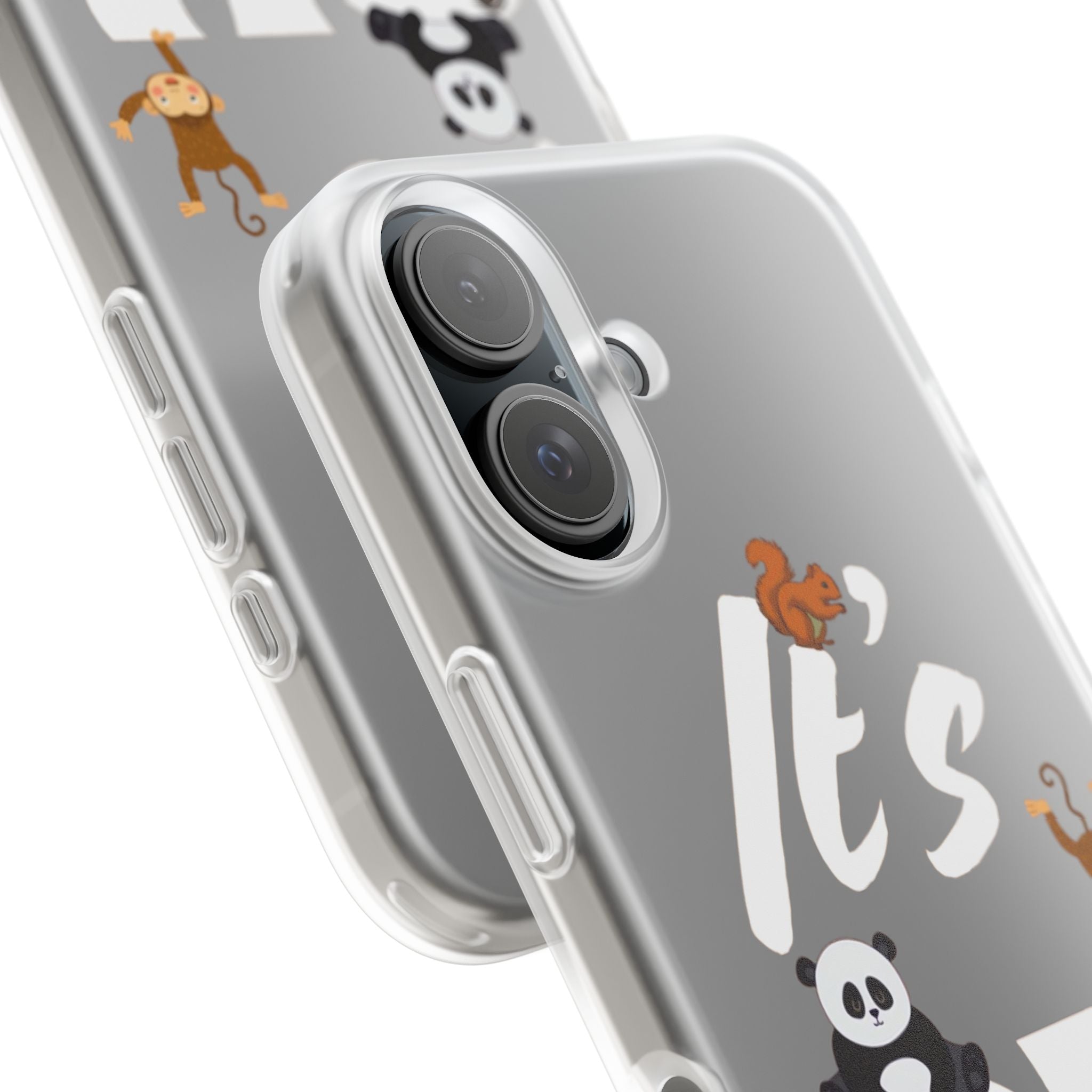 Cute Animal Phone Case | Adorable Flexi Cover for Kids & Gifts iPhone 16 Phone Case