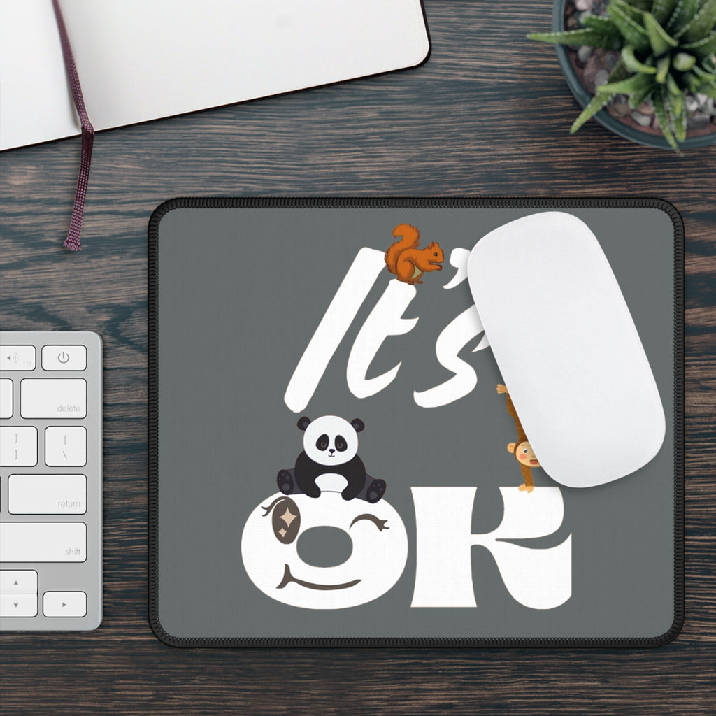 Cute Animal Gaming Mouse Pad | Fun Desk Decor & Gamer Gift Rectangle 9" × 7" Home Decor