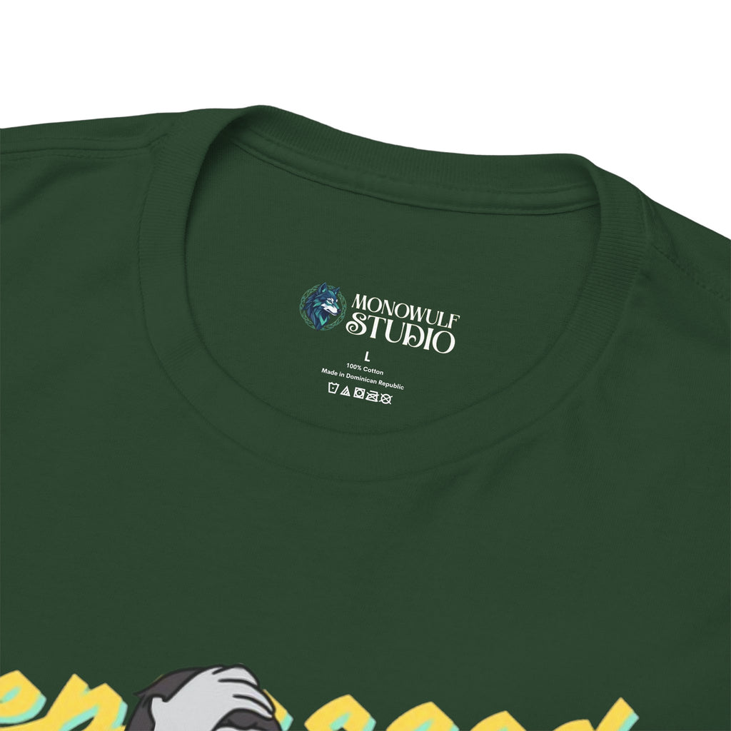 Unisex Heavy Cotton Tee - "Depressed" Graphic Tee for Comfort and Humor, Perfect for Casual Wear, Gifts, Self-Care Charcoal T-Shirt