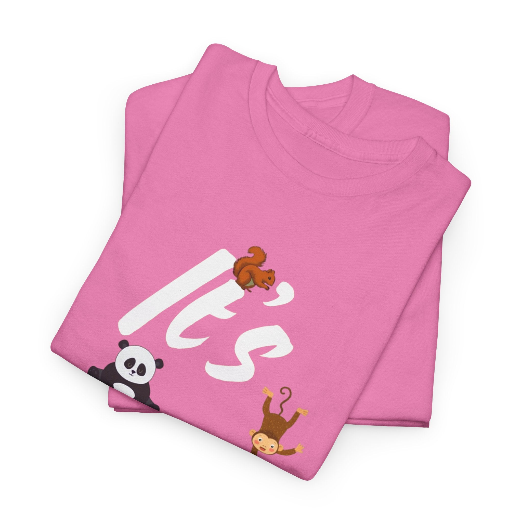 Fun Panda & Friends Tee, Casual Wear, Gift for Animal Lovers, Everyday Comfort, Cute Graphic Shirt, Relaxed Style Azalea T-Shirt