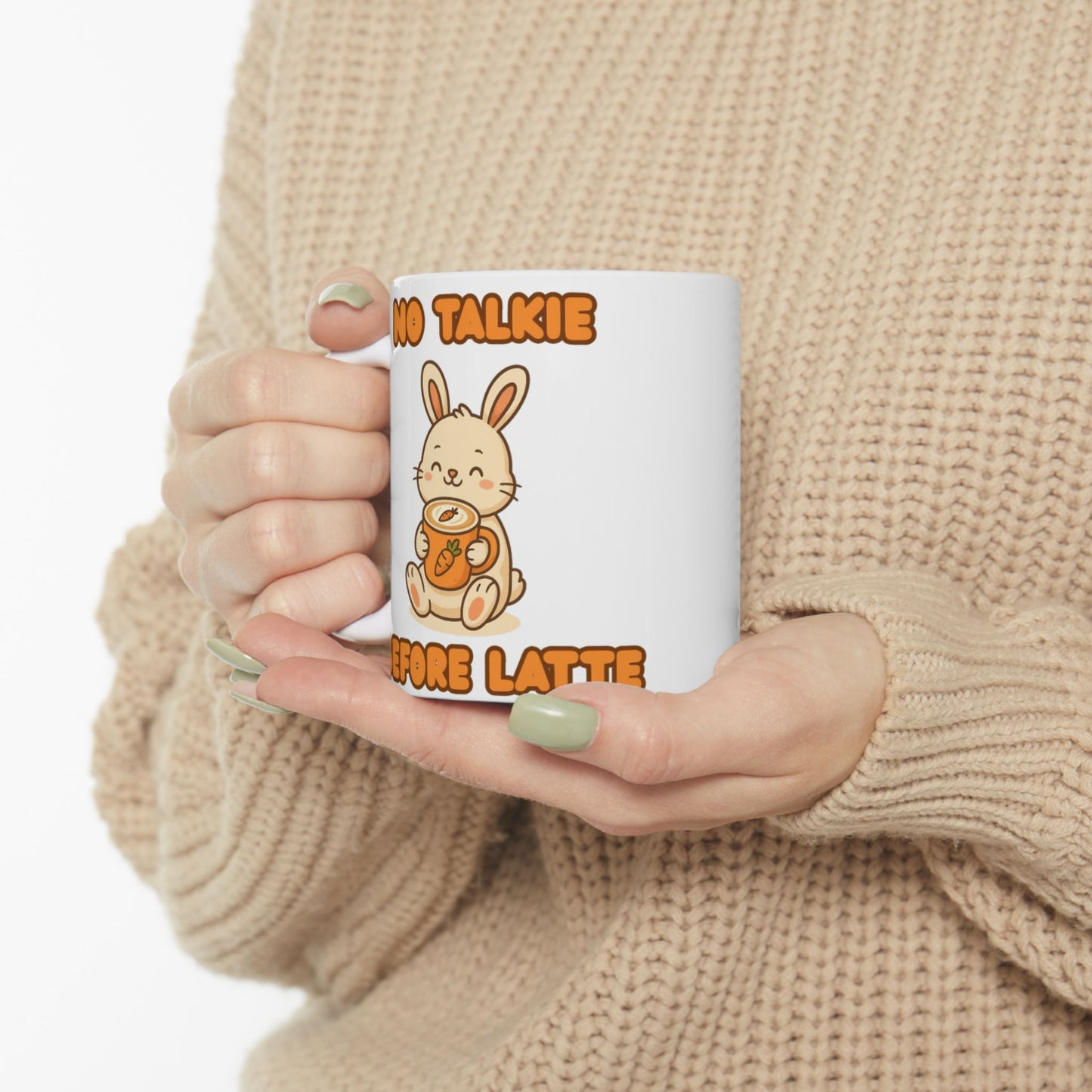 Ceramic Mug Cute Bunny Coffee Mug 11oz 15oz