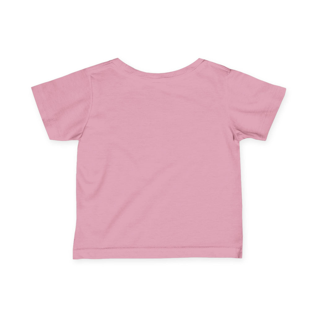 Cute Animal Infant Tee, Baby T-Shirt for Toddlers, Fun Playwear, Birthday Gift, Baby Shower Gift, Soft Jersey Tee Pink Kids clothes