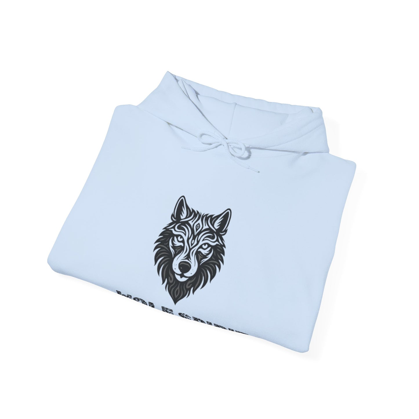 Light Blue Wolf Spirit Hoodie