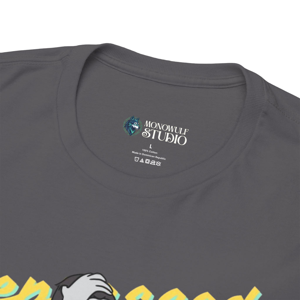 Unisex Heavy Cotton Tee - "Depressed" Graphic Tee for Comfort and Humor, Perfect for Casual Wear, Gifts, Self-Care Charcoal T-Shirt