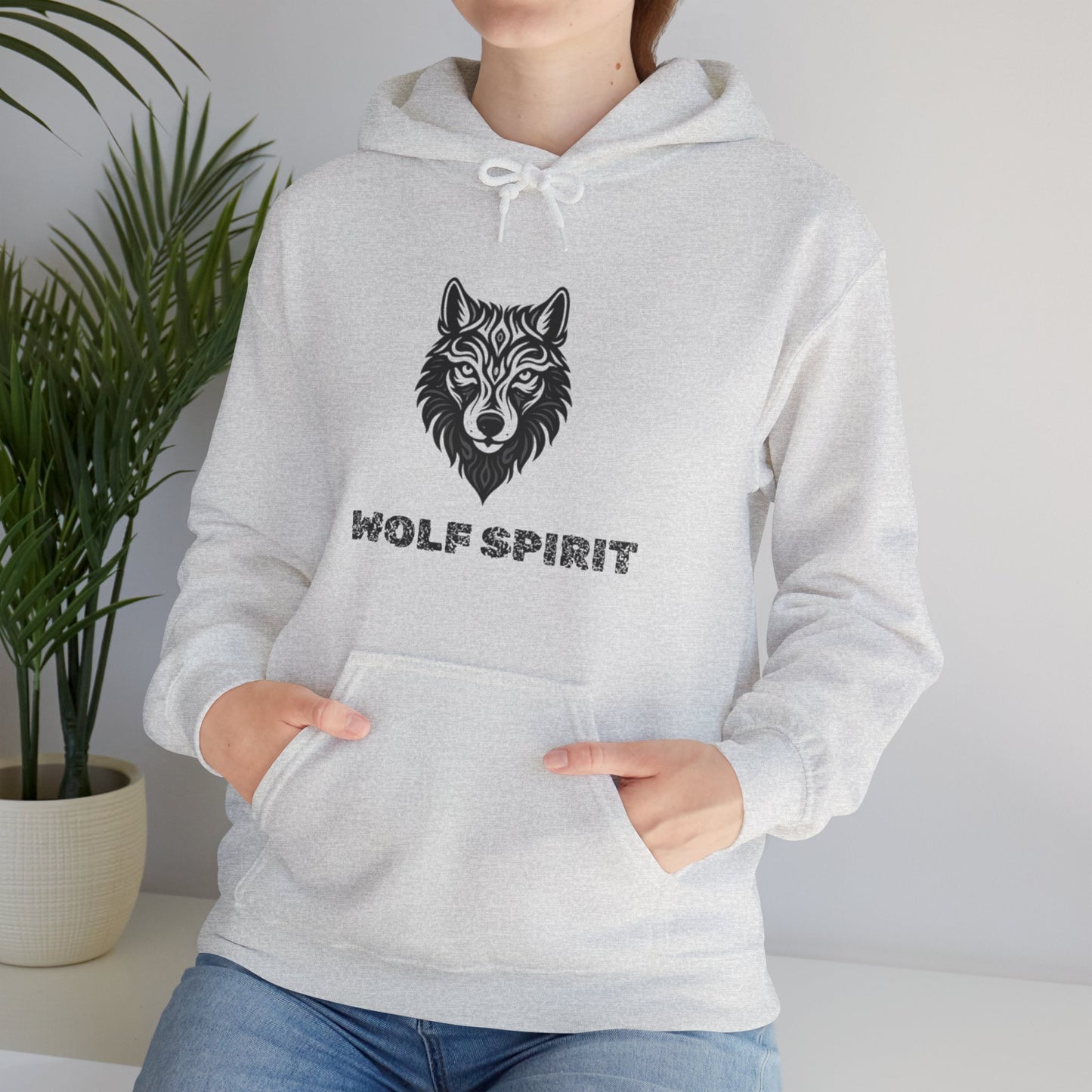 Ash Wolf Spirit Hoodie