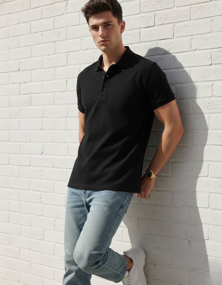 Trendy Polo T-Shirt for Men | Modern Fit Casual Tee
