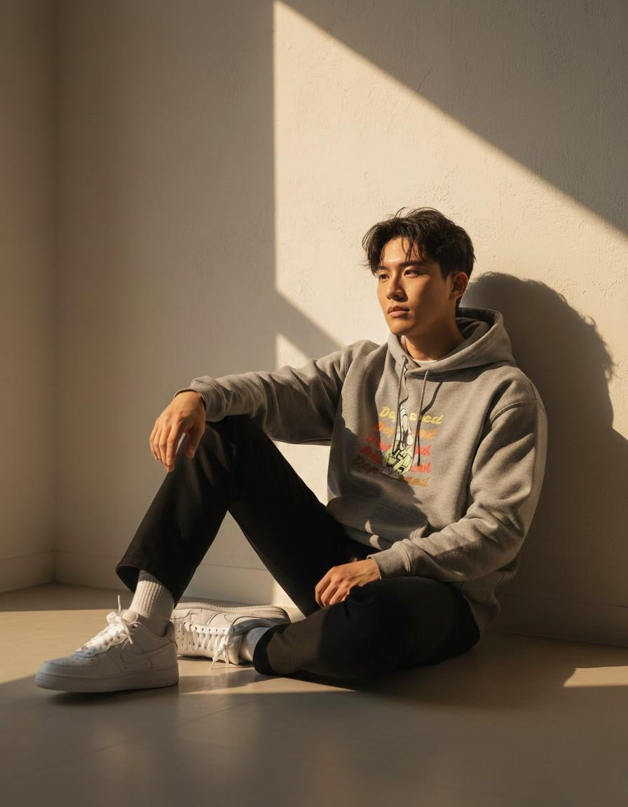 Depressed Vibe Fleece Hoodie | Casual Wear