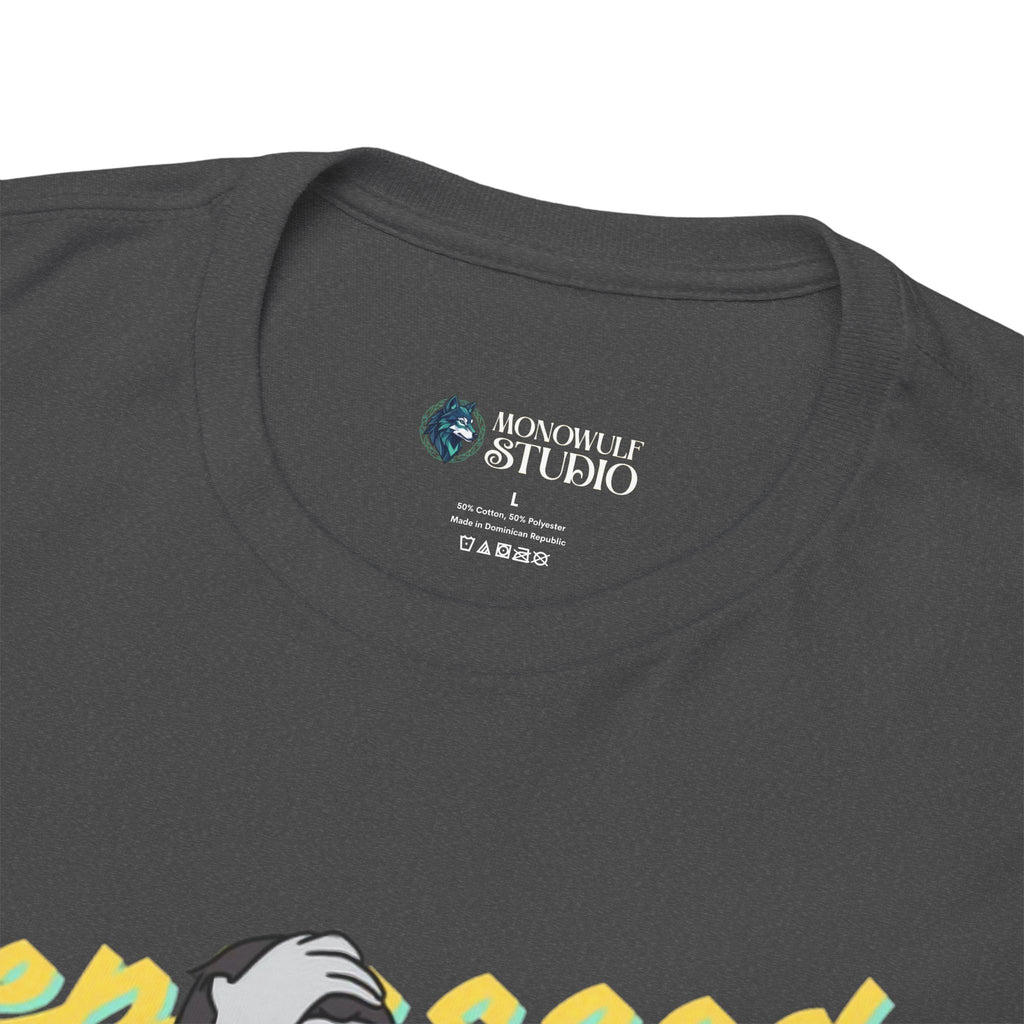 Unisex Heavy Cotton Tee - "Depressed" Graphic Tee for Comfort and Humor, Perfect for Casual Wear, Gifts, Self-Care Charcoal T-Shirt