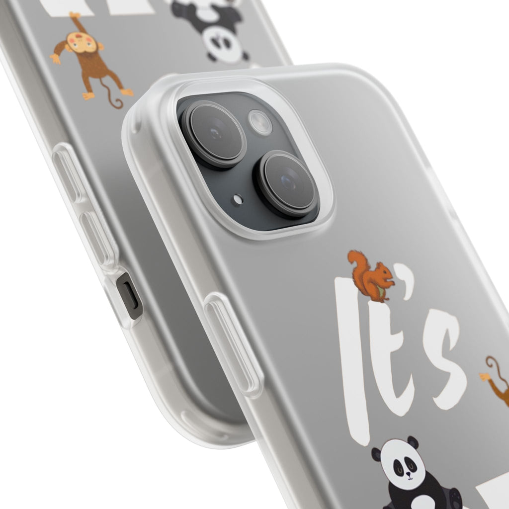 Cute Animal Phone Case | Adorable Flexi Cover for Kids & Gifts iPhone 15 Phone Case