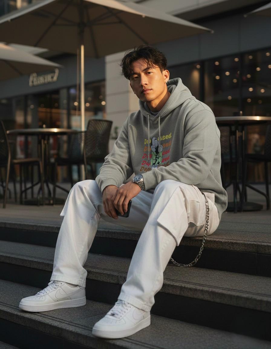 Depressed Vibe Fleece Hoodie | Casual Wear