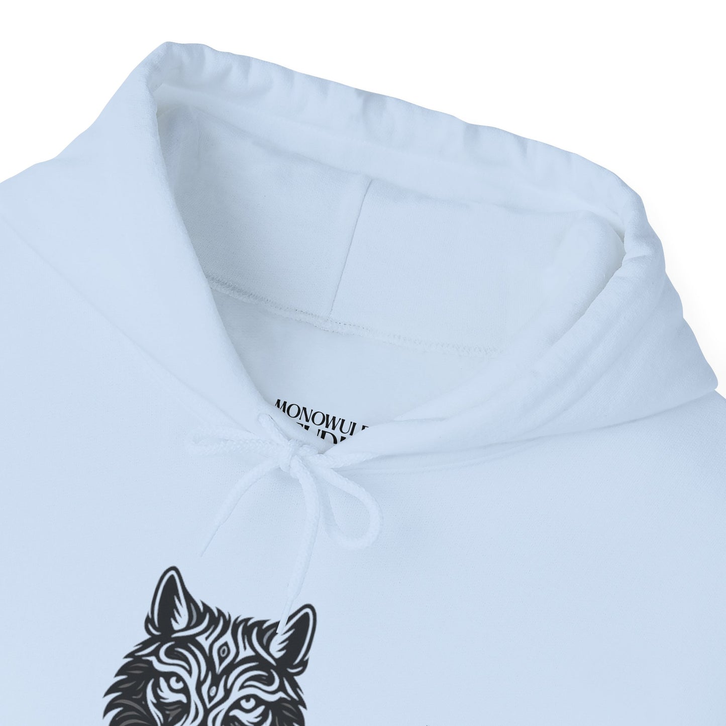 Light Blue Wolf Spirit Hoodie