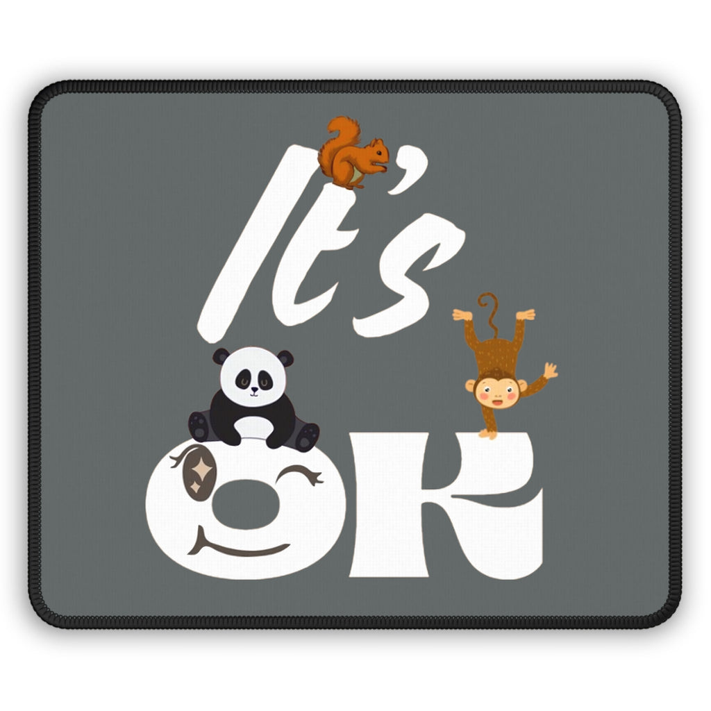 Cute Animal Gaming Mouse Pad | Fun Desk Decor & Gamer Gift Rectangle 9" × 7" Home Decor