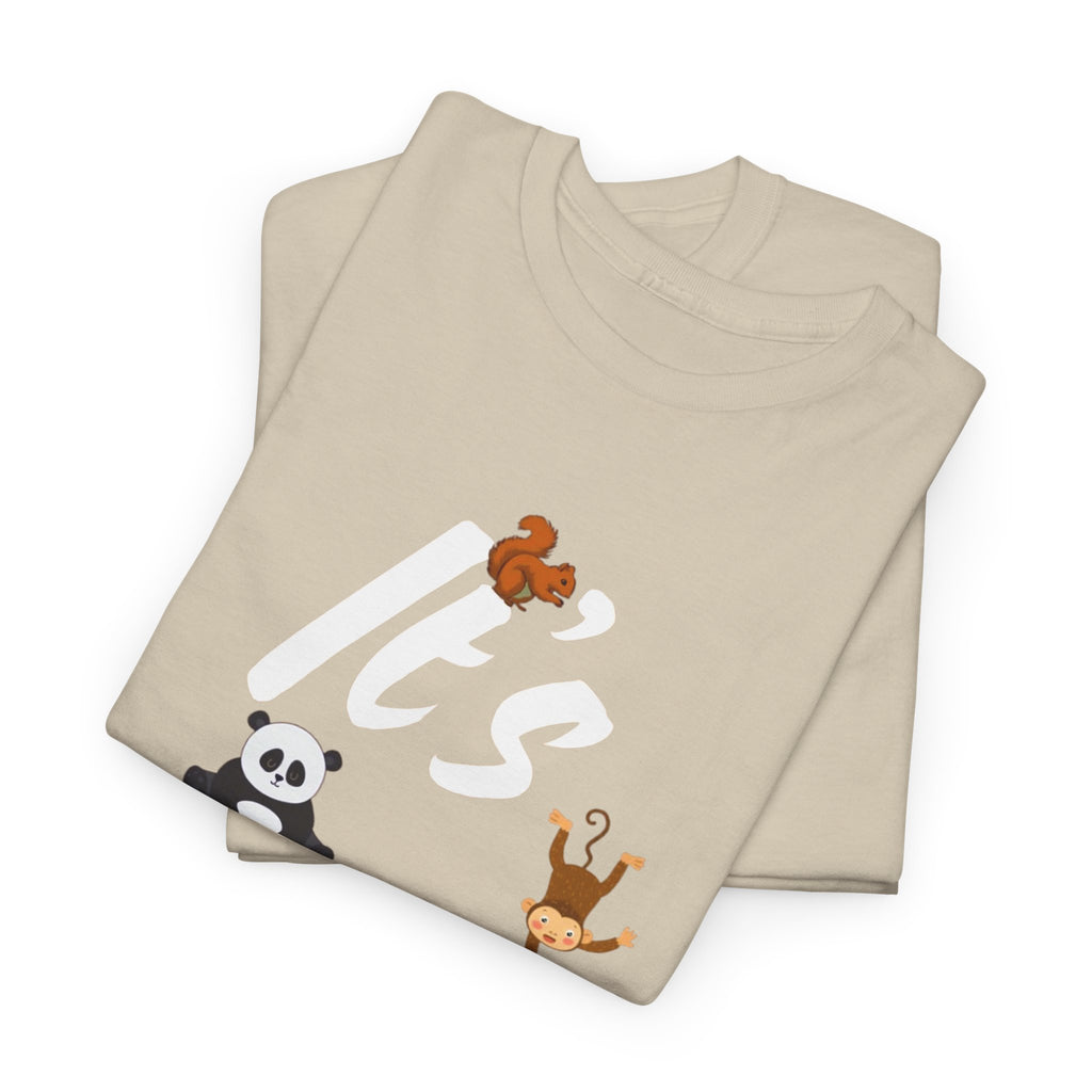 Fun Panda & Friends Tee, Casual Wear, Gift for Animal Lovers, Everyday Comfort, Cute Graphic Shirt, Relaxed Style Azalea T-Shirt