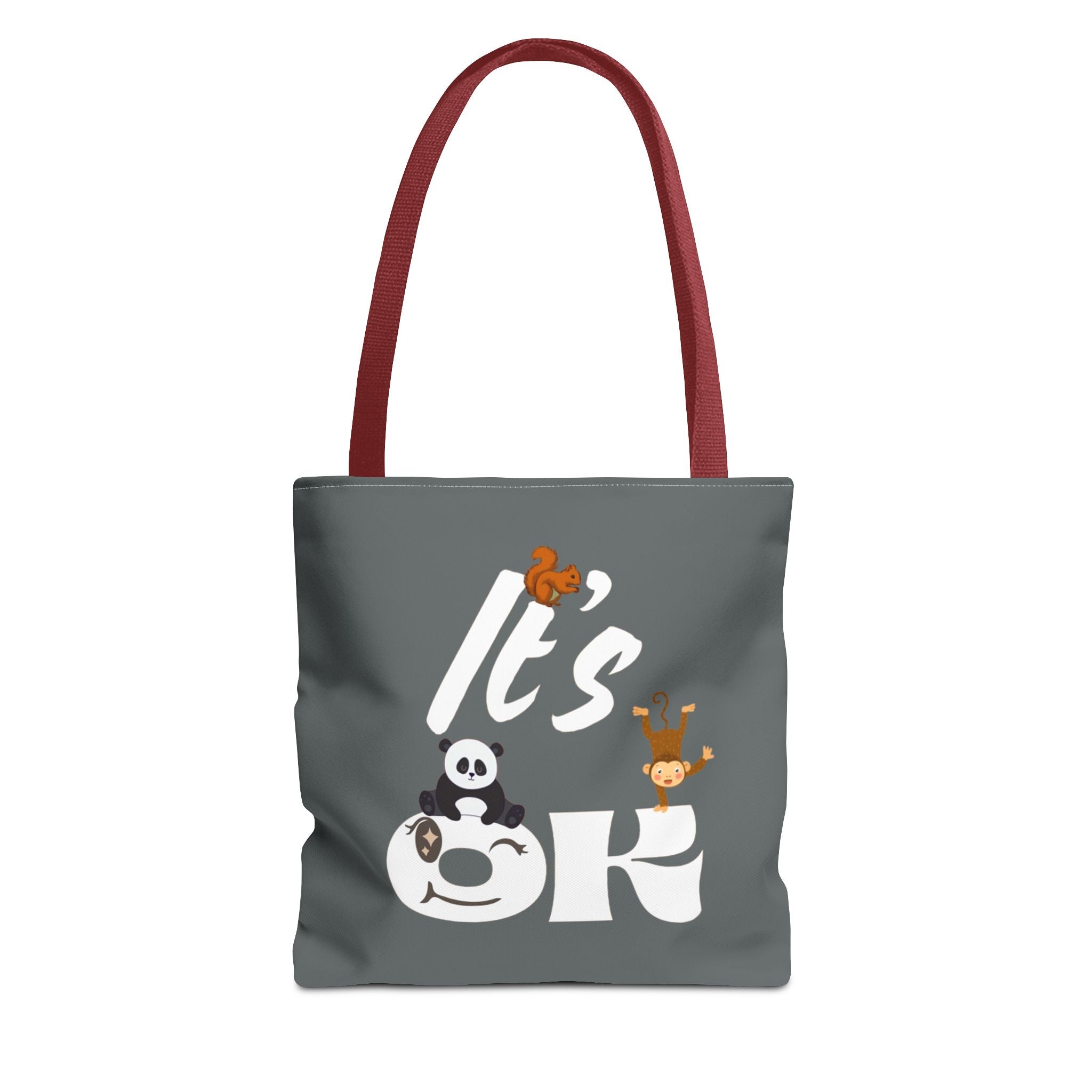 Playful Panda Tote Bag - Perfect for Everyday Use, Eco-Friendly Shopping, Gifts, Travel Accessories, Cute Animal Lovers 13" × 13'' Navy Bags