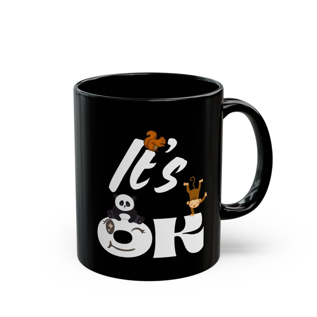 Funny Black Coffee Mug – Office Humor Cup, Gift for Friends or Coworkers, Cute Ceramic Mug for Daily Coffee 11oz Mug