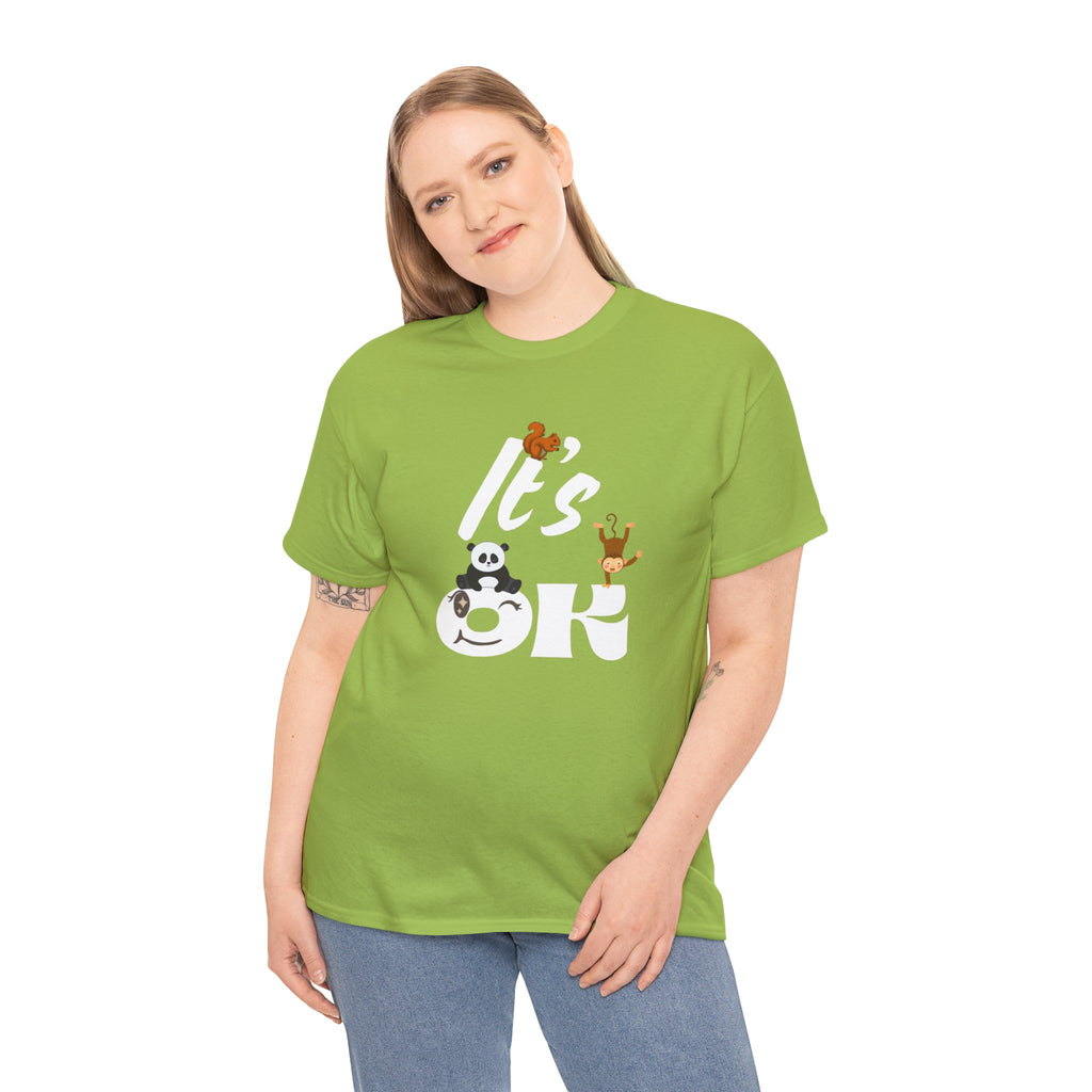 Fun Panda & Friends Tee, Casual Wear, Gift for Animal Lovers, Everyday Comfort, Cute Graphic Shirt, Relaxed Style Azalea T-Shirt
