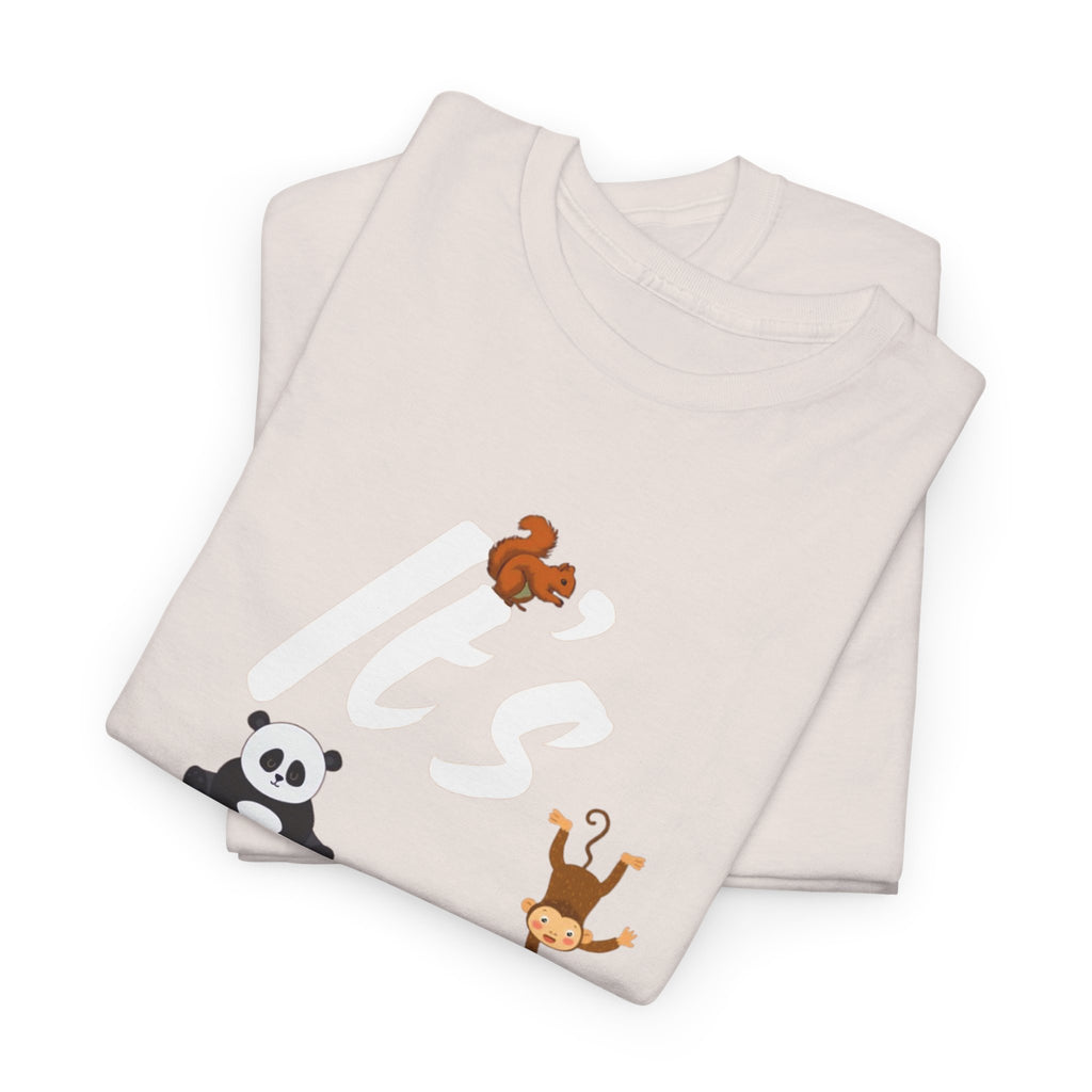 Fun Panda & Friends Tee, Casual Wear, Gift for Animal Lovers, Everyday Comfort, Cute Graphic Shirt, Relaxed Style Azalea T-Shirt
