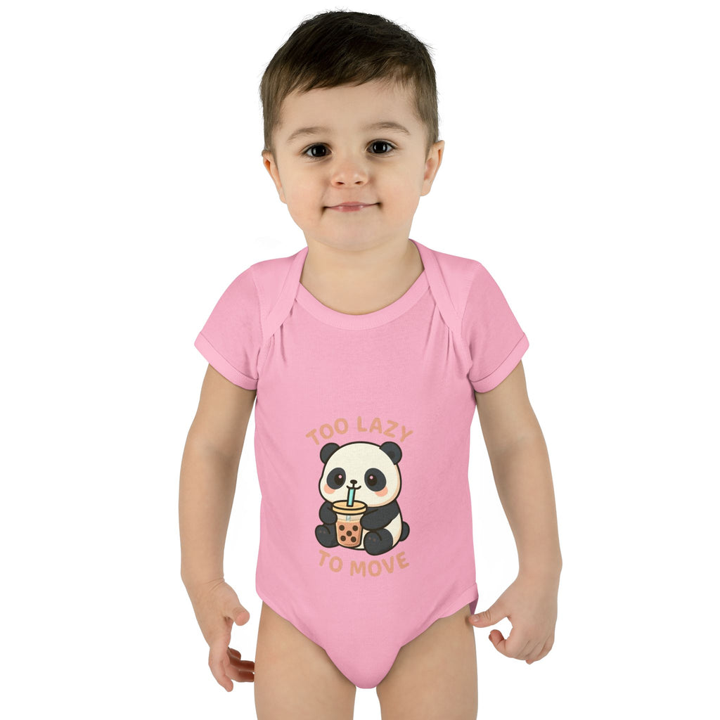 Cute Panda Baby Bodysuit, Infant Clothes, Newborn Outfit, Baby Shower Gift, Cute Baby Apparel, Gift for New Parents Pink Kids clothes
