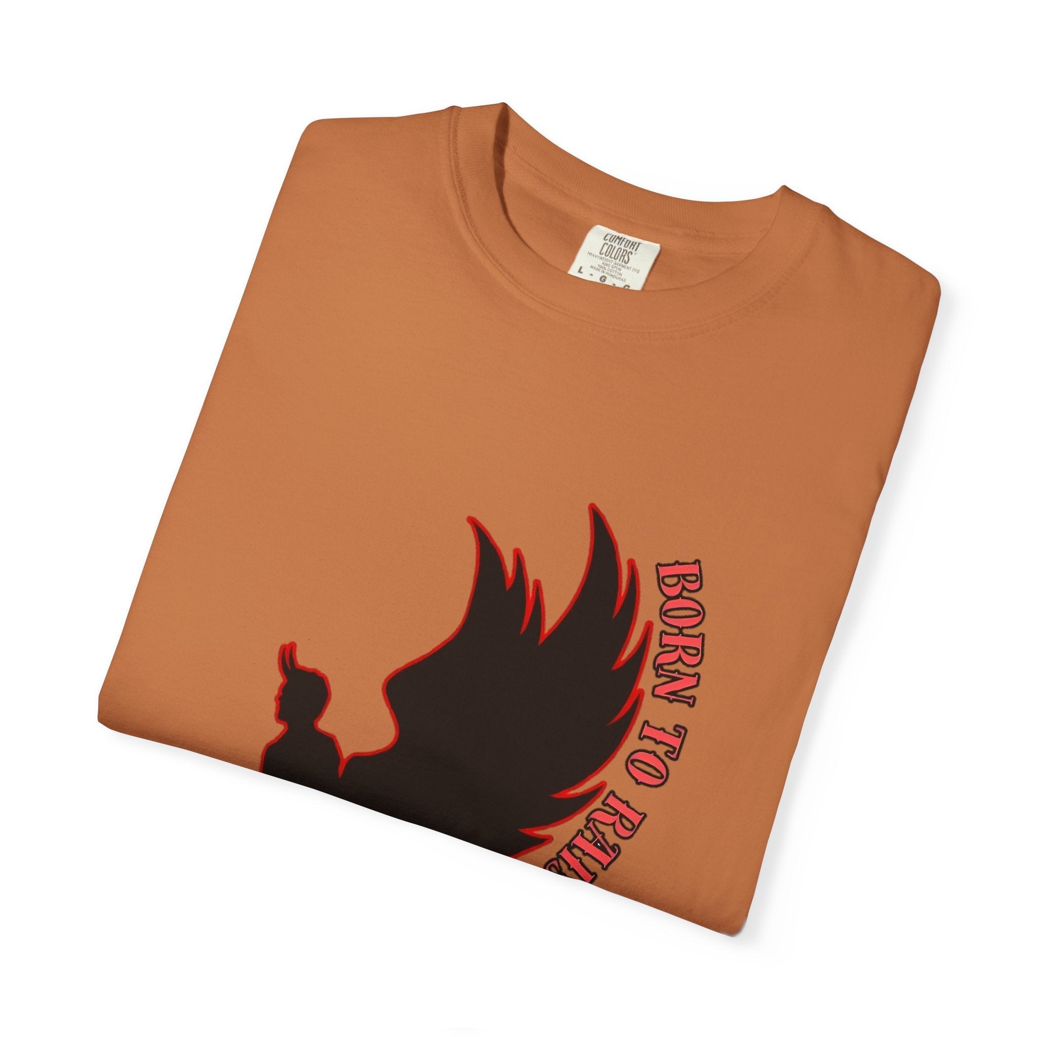 Devil Wings Unisex T-shirt - Born to Raise Hell Design Yam T-Shirt