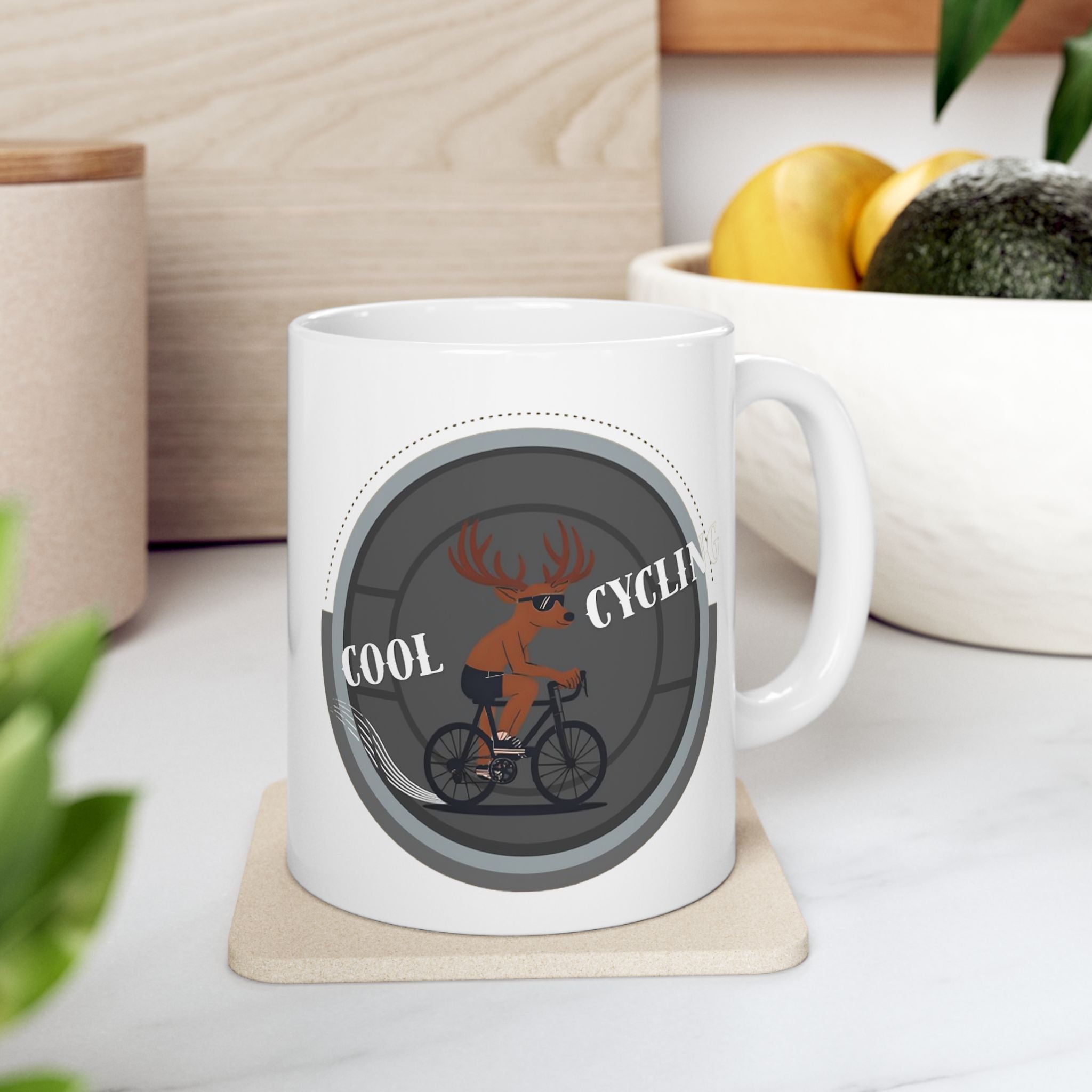 Cool Vibes Ceramic Mug | Perfect Gift for Coffee Lovers | Unique Drinkware | Home Office Decor | Fun Morning Mug 11oz Mug