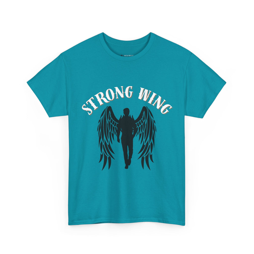 Wing Graphic | Unisex Streetwear T-Shirt – Cool Graphic Tee Tropical Blue T-Shirt