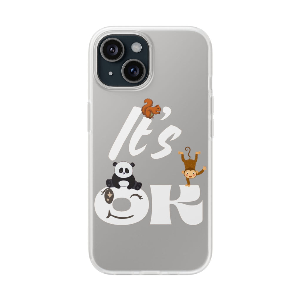 Cute Animal Phone Case | Adorable Flexi Cover for Kids & Gifts iPhone 15 Phone Case