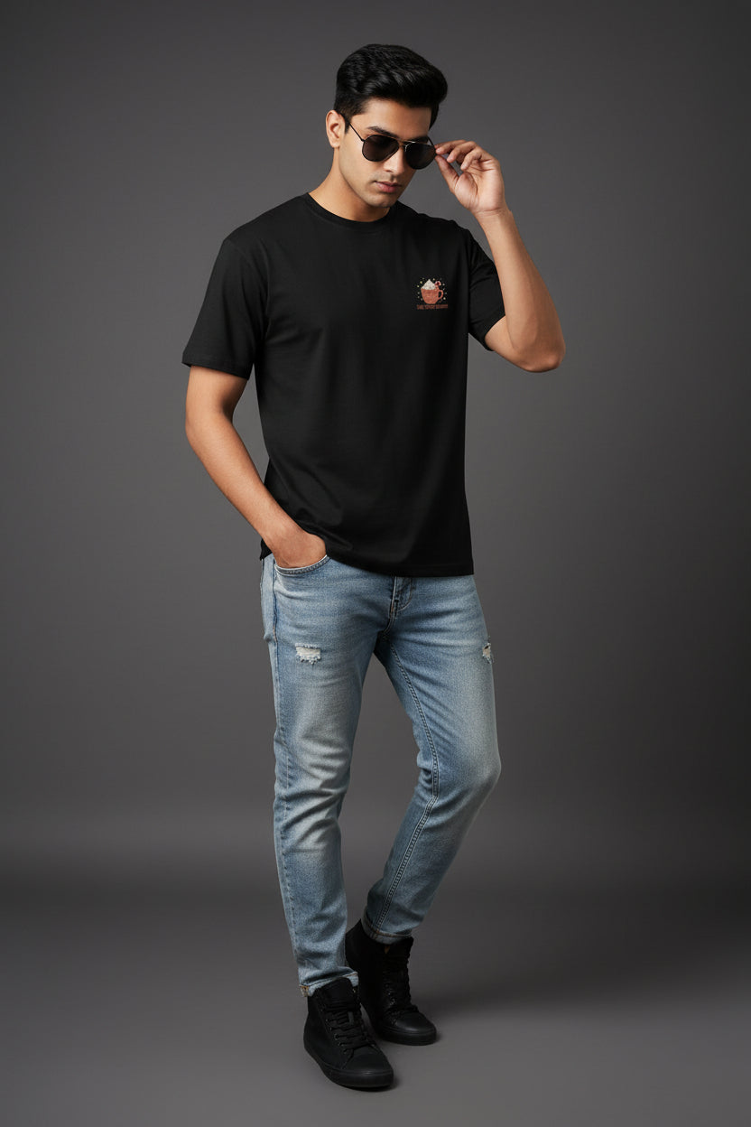 Men’s Luxury Feel Cotton Tee | Clean & Minimal