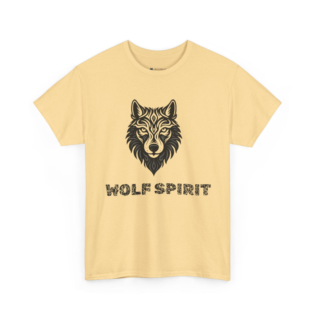 Wolf Graphic Tee – Wolf Spirit T-Shirt for Nature & Animal Lovers Butter T-Shirt