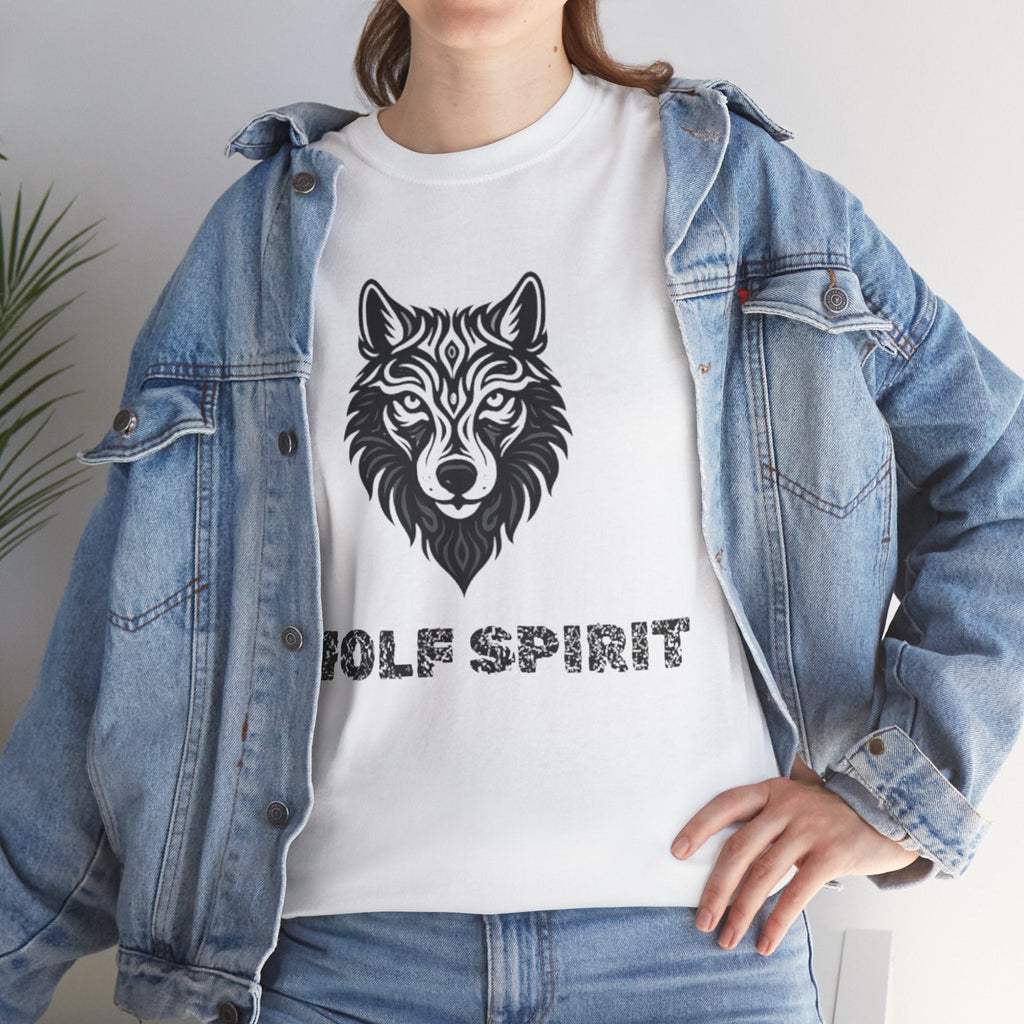 Wolf Graphic Tee – Wolf Spirit T-Shirt for Nature & Animal Lovers White T-Shirt