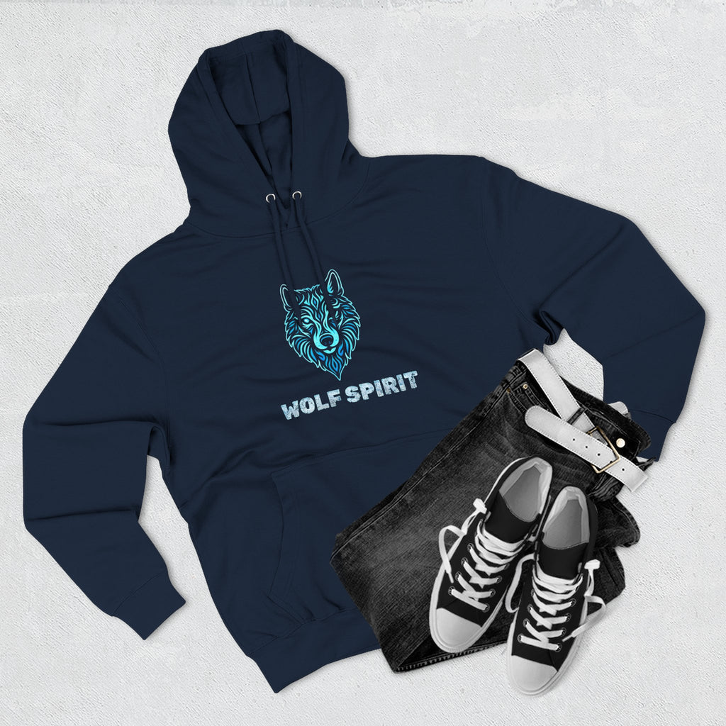 Wolf Spirit Hoodie | Essentials Hoodie | Cool Hoodies for Men & Women Streetwear Navy Hoodie